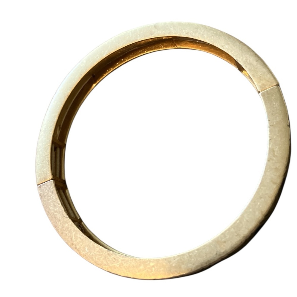 Lia Sophia On Point Geometric Gold and Blue Bangle - Picture 6 of 7